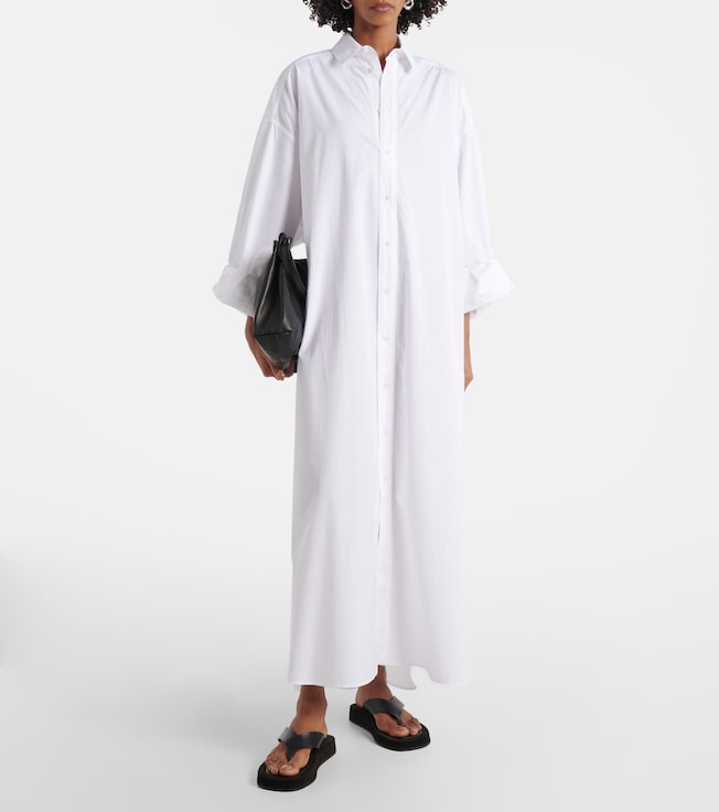 Wardrobe.NYC Oversized cotton shirtdress
