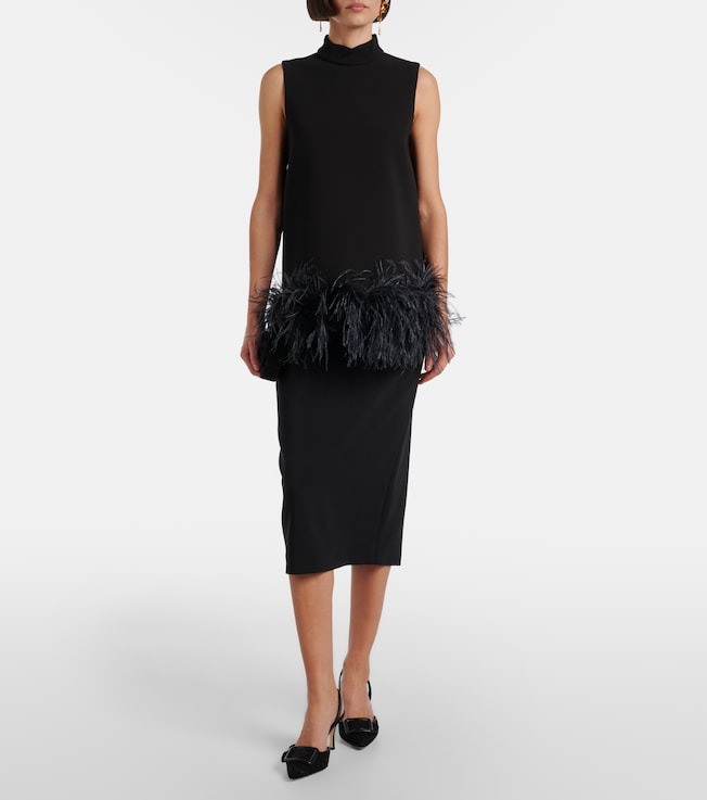 Max Mara Max Mara Otre wool midi skirt