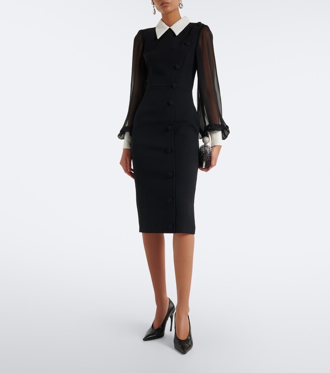 Safiyaa Safiyaa Crêpe cocktail dress