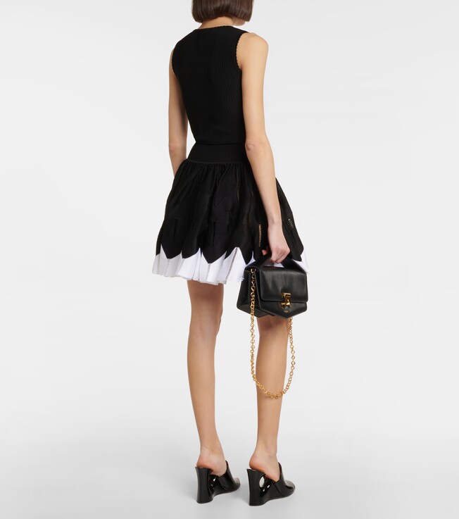 Alaïa Alaïa V-neck minidress