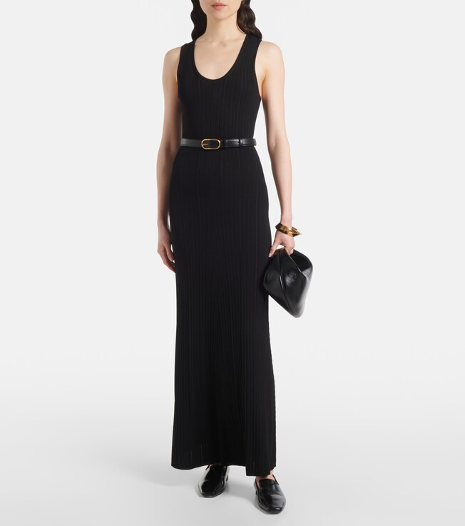 JOSEPH Ribbed-knit maxi dress