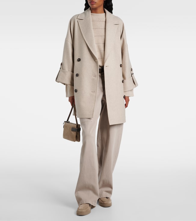 Brunello Cucinelli Oversized wool coat