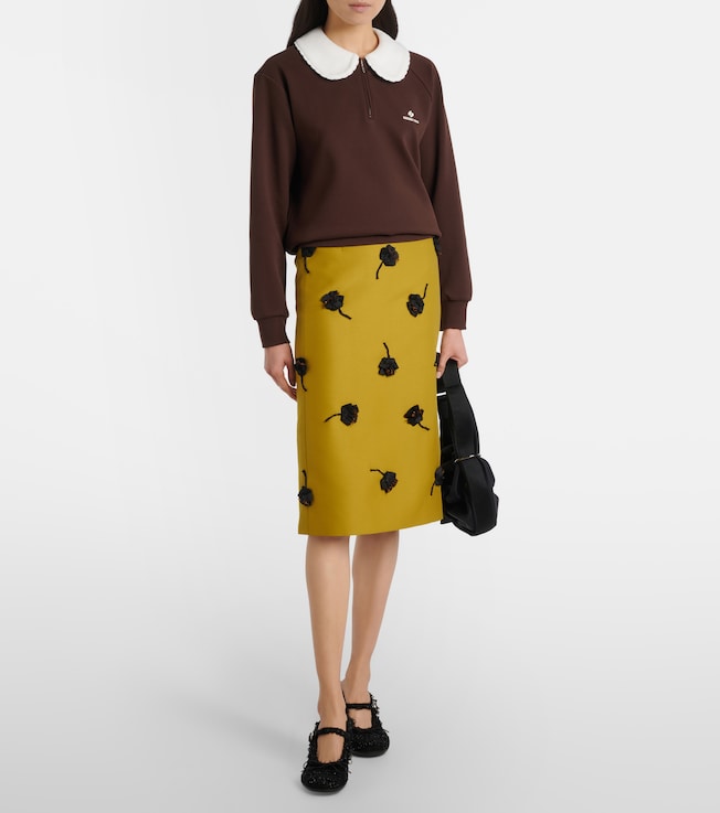 SHUSHU/TONG Logo cotton-blend sweatshirt