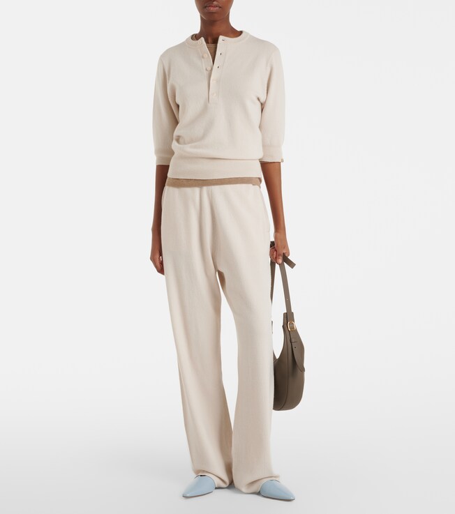Extreme Cashmere N°479 Runaway wide-leg pants