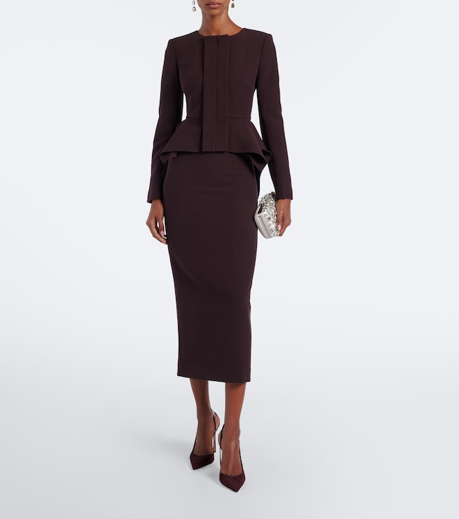 Roland Mouret Crêpe pencil skirt