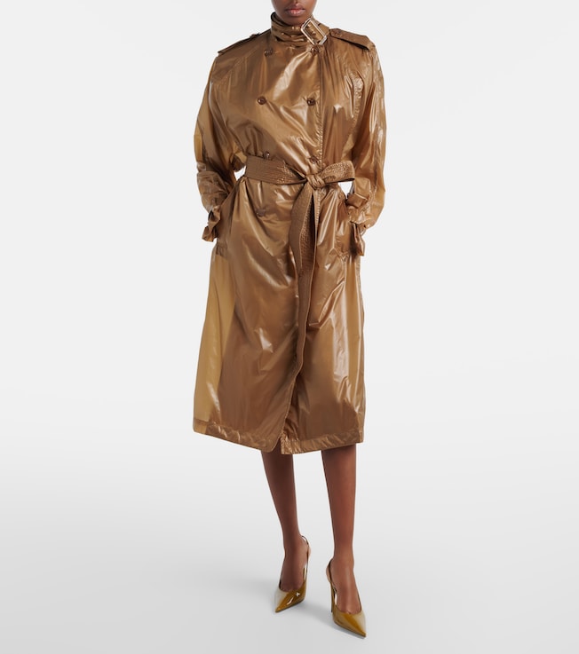 Saint Laurent Tie-neck trench coat