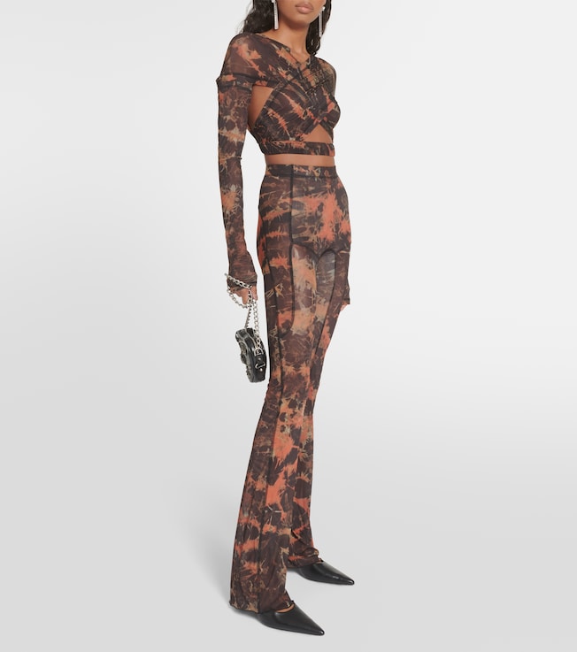 KNWLS Halcyon printed jersey leggings