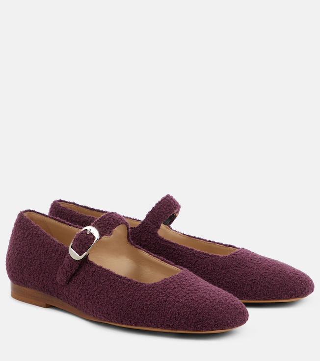 LE MONDE BERYL Bouclé Mary Jane flats
