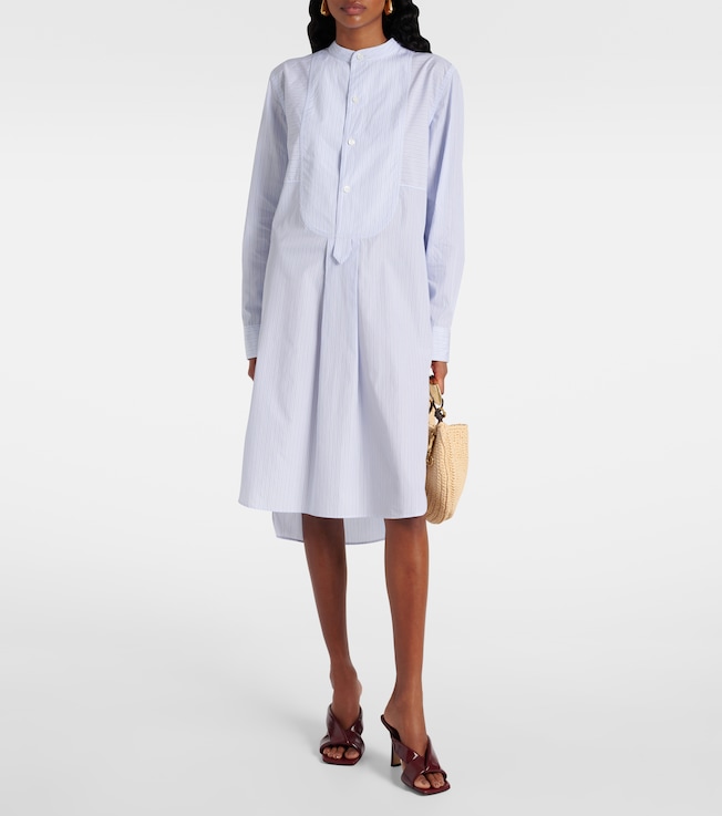 Bottega Veneta Striped cotton shirt dress