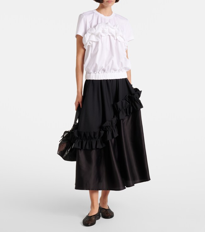 Noir Kei Ninomiya Ruffled cotton top