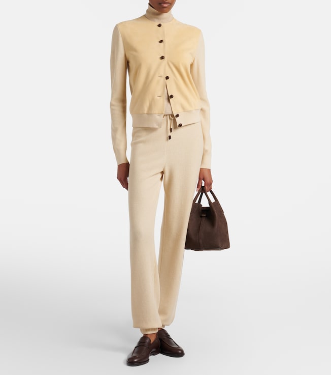 Loro Piana Acacia cashmere and silk sweatpants