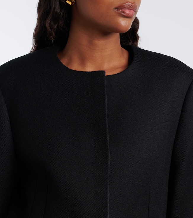 LOULOU DE SAISON Loulou de Saison Arita wool twill coat