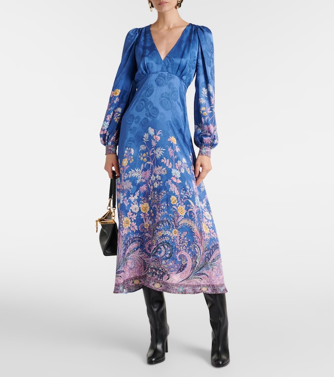 Etro Paisley midi dress
