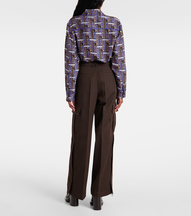 Burberry Burberry Wool cargo pants