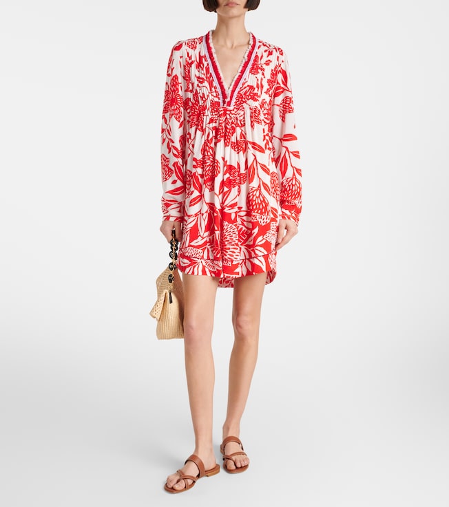 Poupette St Barth Ola floral minidress