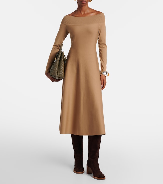 Ralph Lauren Collection Abrillong cashmere-blend midi dress