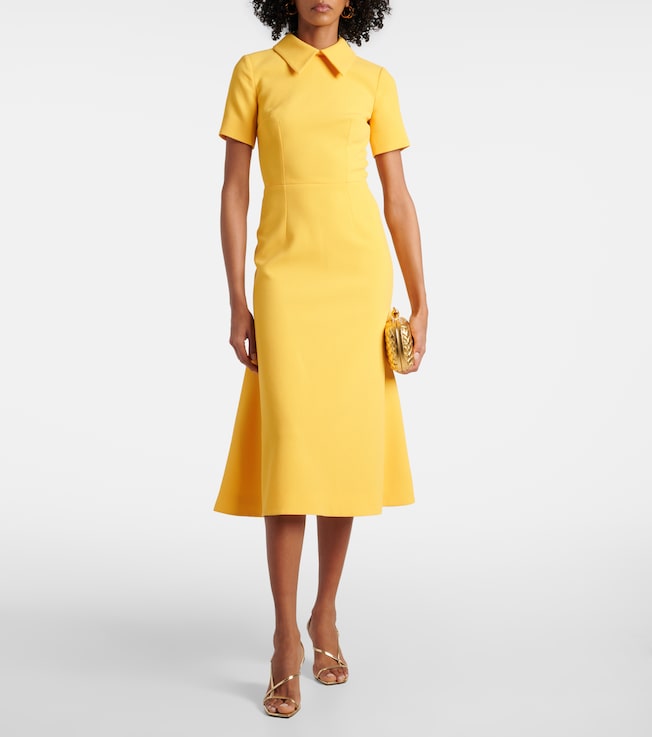 Emilia Wickstead Eman crêpe cocktail dress