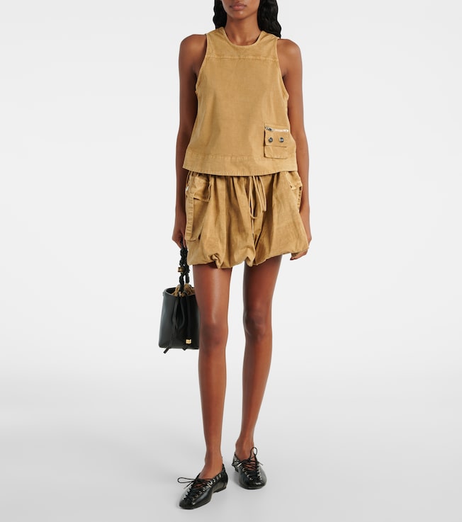 Sacai - Technical zip-up tank top | Plush