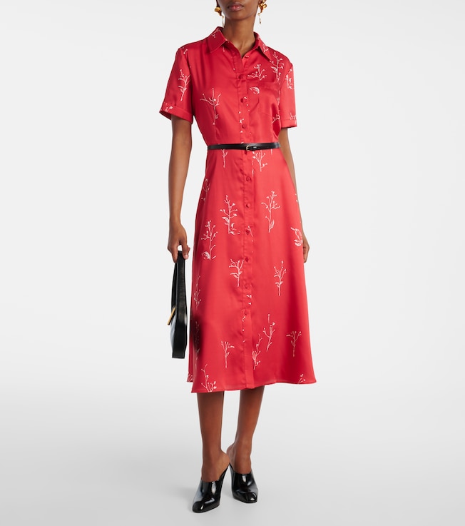 Altuzarra Kiera printed silk midi dress
