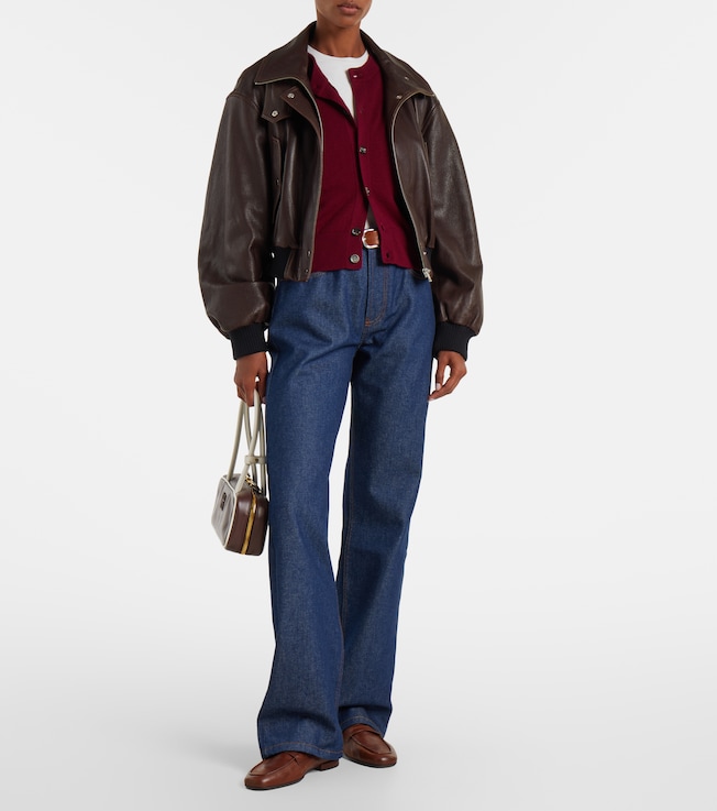 Ami Paris Mid-rise straight jeans