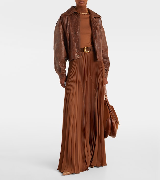 Ralph Lauren Collection Plissé maxi skirt