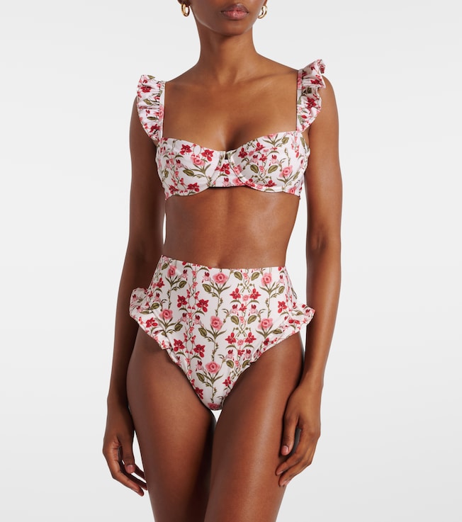 Agua by Agua Bendita Jengibre floral bikini bottoms