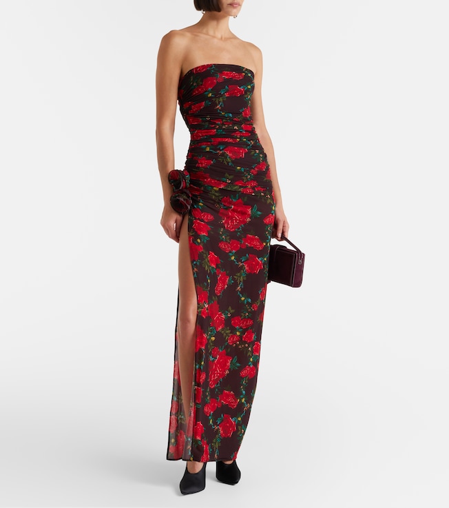 Magda Butrym Floral ruched gown