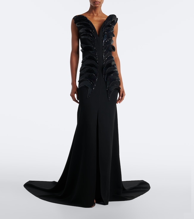 Maticevski Spearhead sequined embellished gown