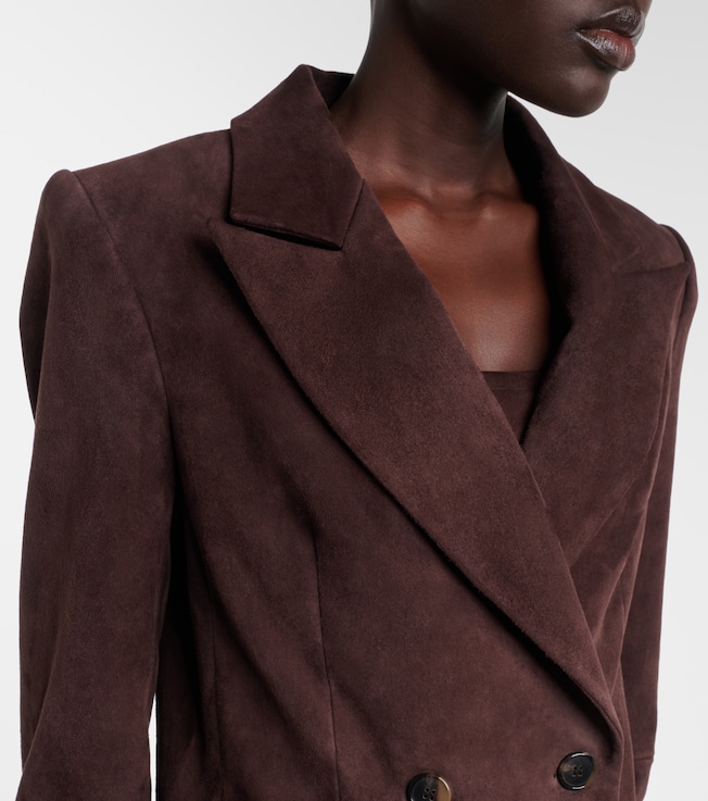Stouls Stouls Jones double-breasted suede blazer