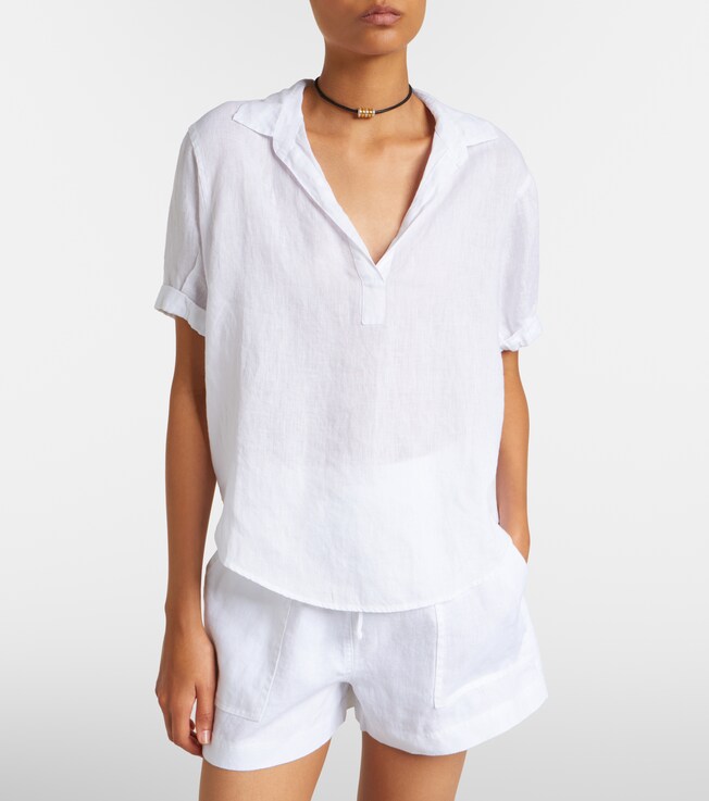 Velvet Vivica linen top