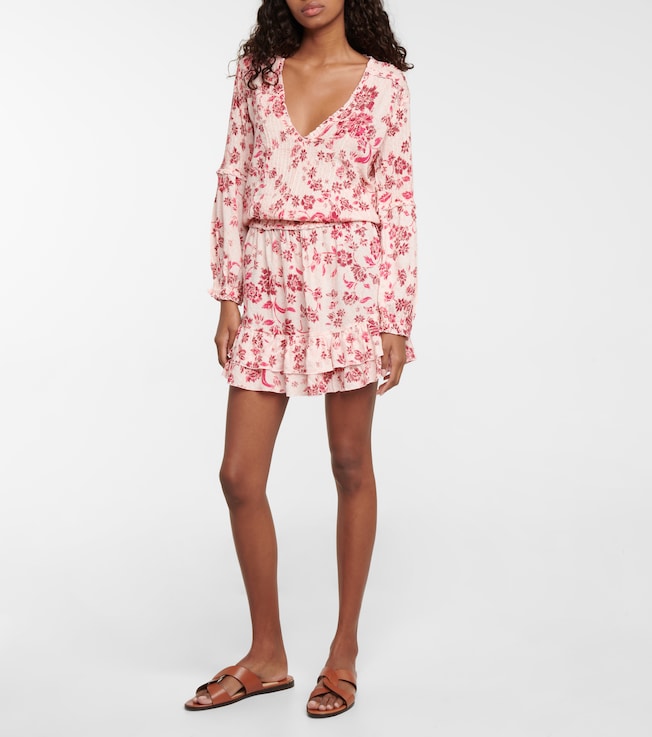 Poupette St Barth Ilona floral minidress