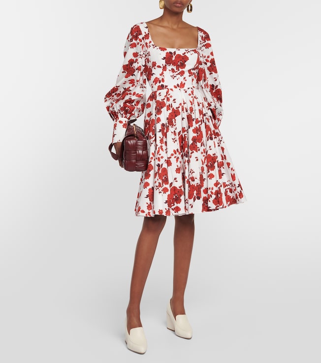 Emilia Wickstead Yasmina floral cotton minidress
