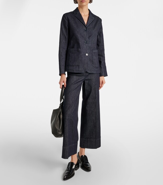 S Max Mara Robin denim blazer