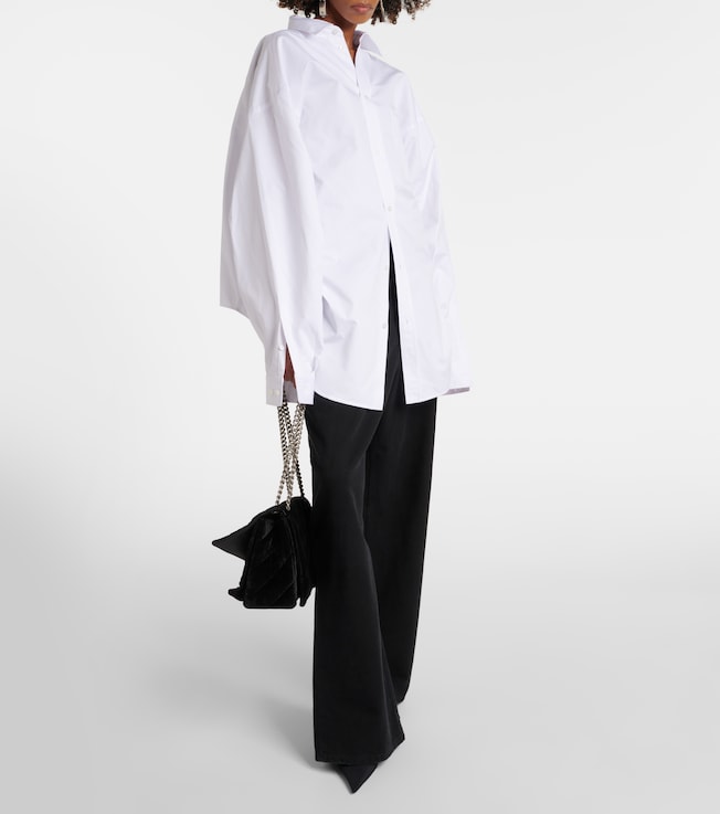 Balenciaga Oversized cotton poplin shirt