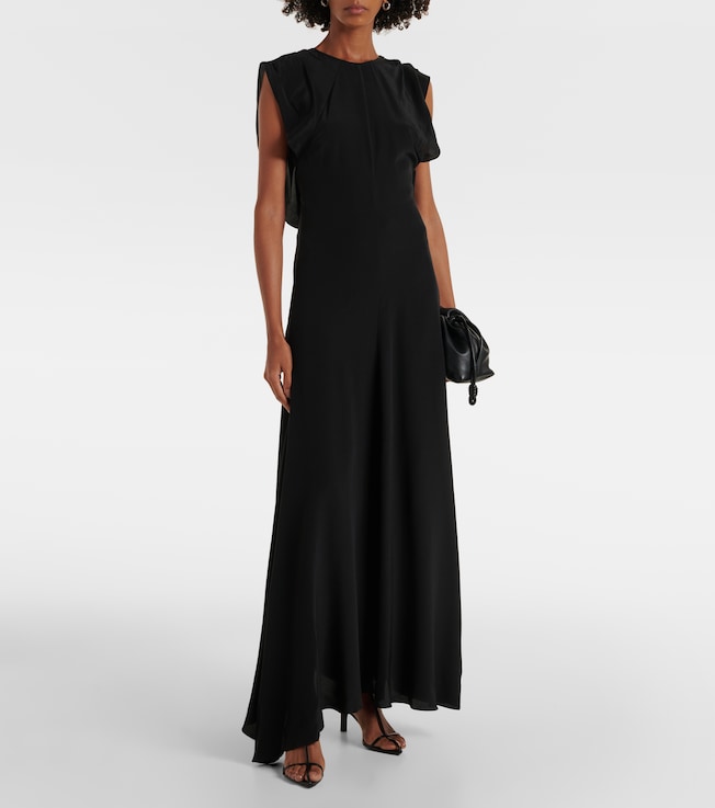 Faithfull Palome silk maxi dress