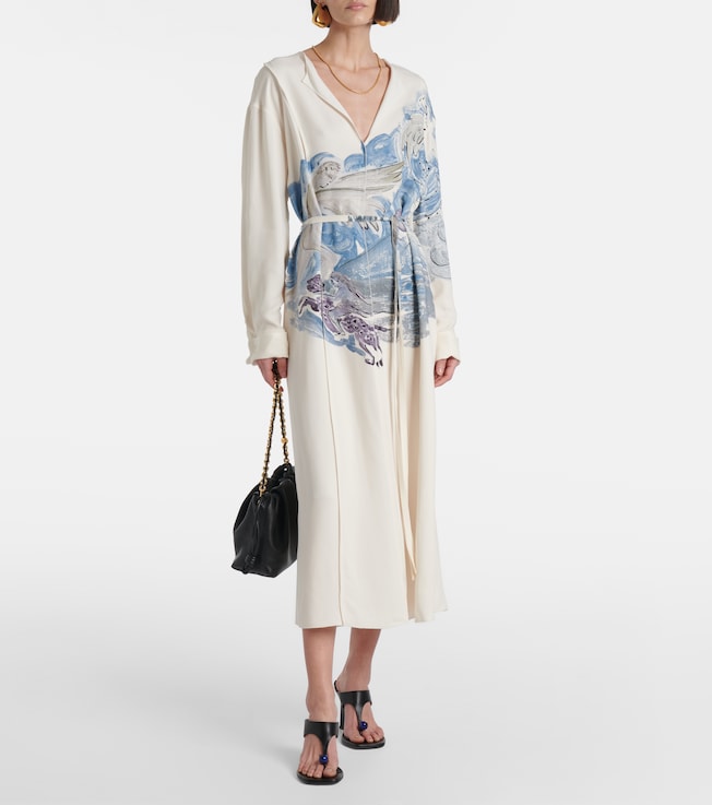 Altuzarra Poppy printed silk midi dress