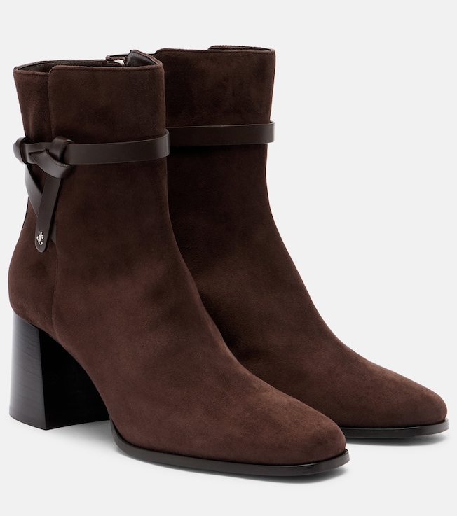 JIMMY CHOO - Camie 85 suede ankle boots | Plush