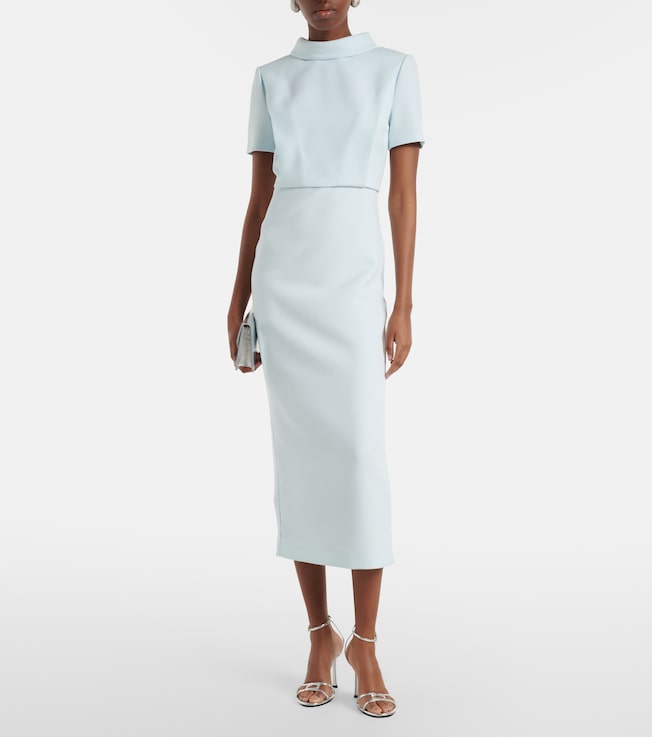 Roland Mouret Crêpe midi dress
