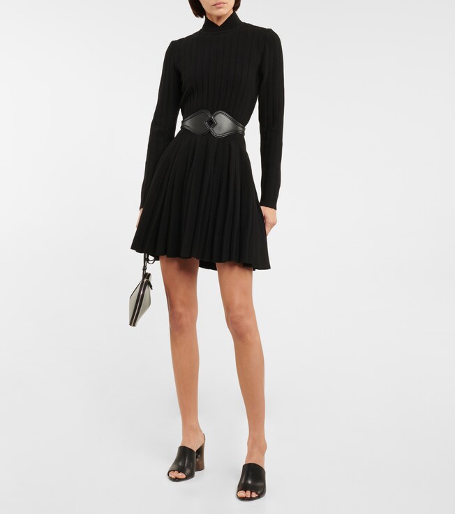 Alaïa Wool-blend minidress