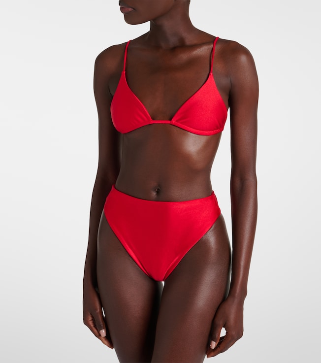 Jade Swim Incline high-rise bikini bottoms