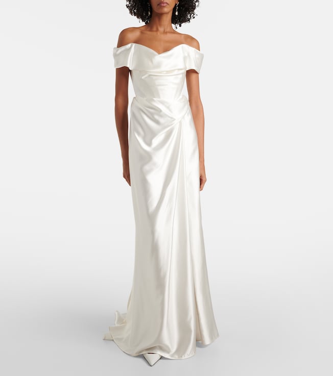 Vivienne Westwood Bridal Mabel silk satin bustier gown