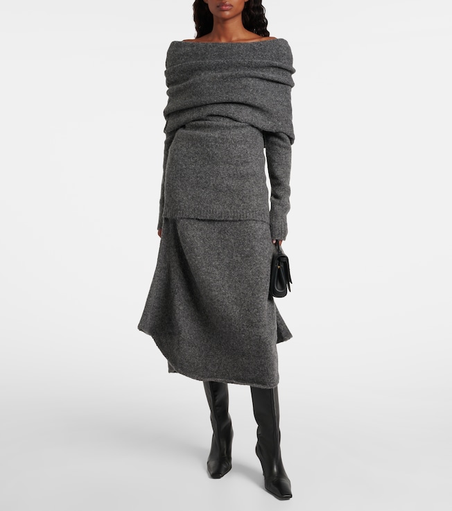 Entire Studios Knitted midi skirt