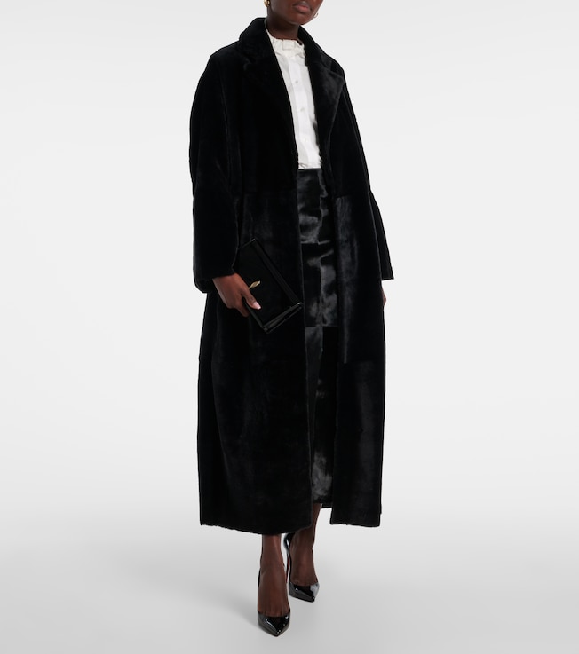 NOUR HAMMOUR Nour Hammour Elisse calf hair pencil skirt