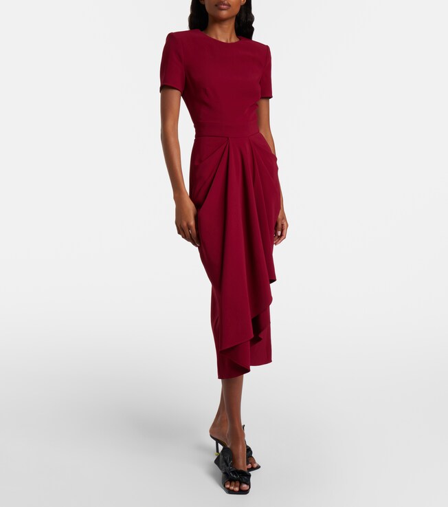Givenchy Asymmetrical draped midi dress