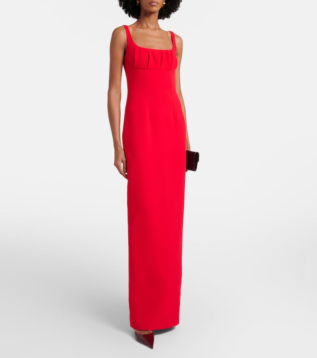 Emilia Wickstead Jianna wool crêpe maxi dress