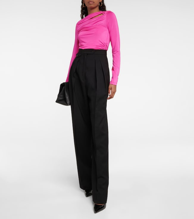 Victoria Beckham Jersey wrap top