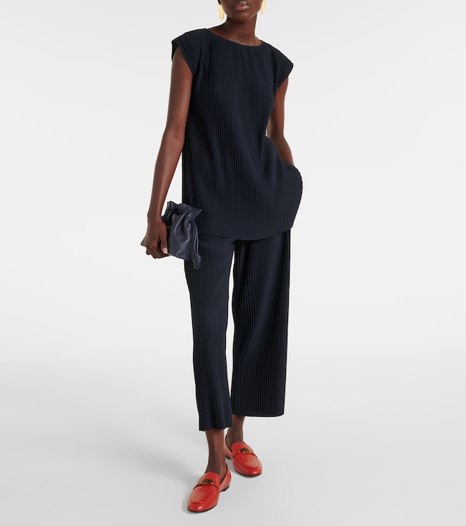 Max Mara Cambusa pleated top