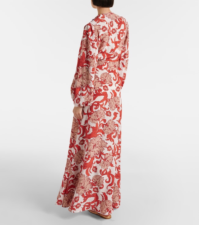 La DoubleJ La DoubleJ Camerino silk crêpe de chine maxi dress
