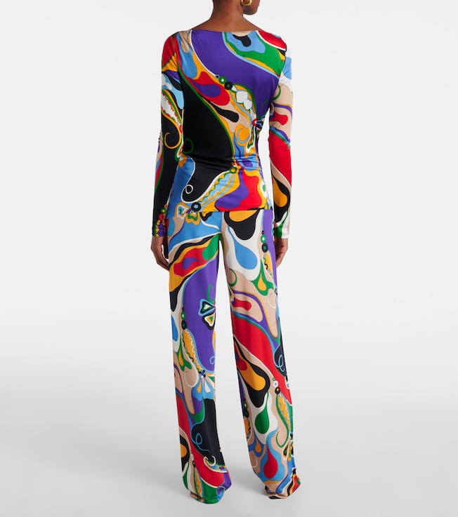 Pucci Pucci Orchidee jersey blouse