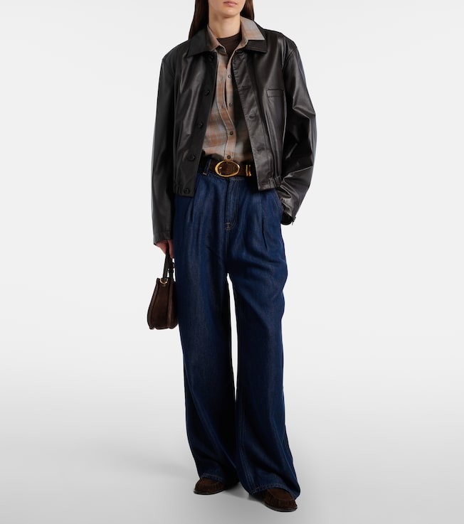 7 For All Mankind Denim Lustre wide-leg jeans